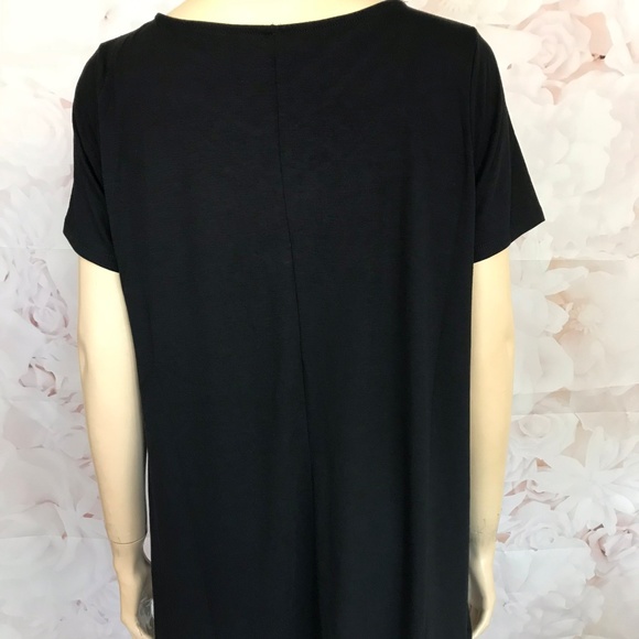 NEW Cage Criss Cross Neck Tunic Top Tee swing - Picture 4 of 4